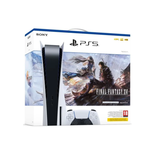 Pack Console PlayStation 5 Standard + Final Fantasy XVI (Code de téléchargement)